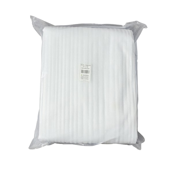 Tarps Now Clear Vinyl Tarp, 20 Mil, Clear FSCVFR200808 Zoro